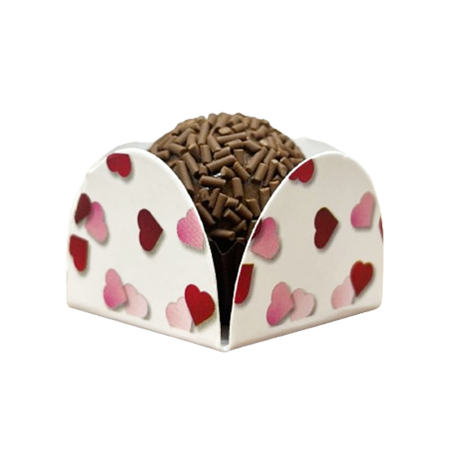 Forminha para Brigadeiro, docinhos Te Amarei - 100 unidades
