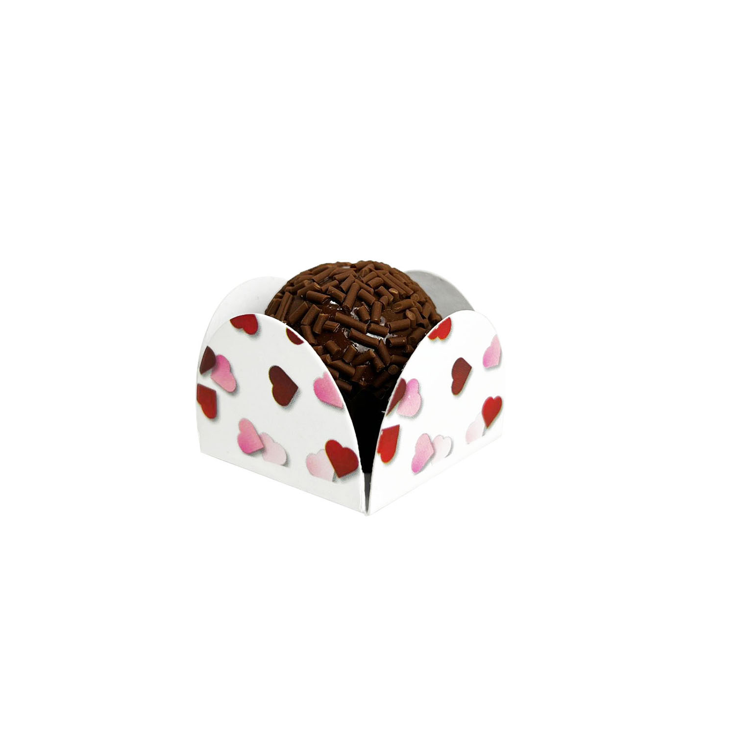 Forminha para Brigadeiro, docinhos Te Amarei - 100 unidades