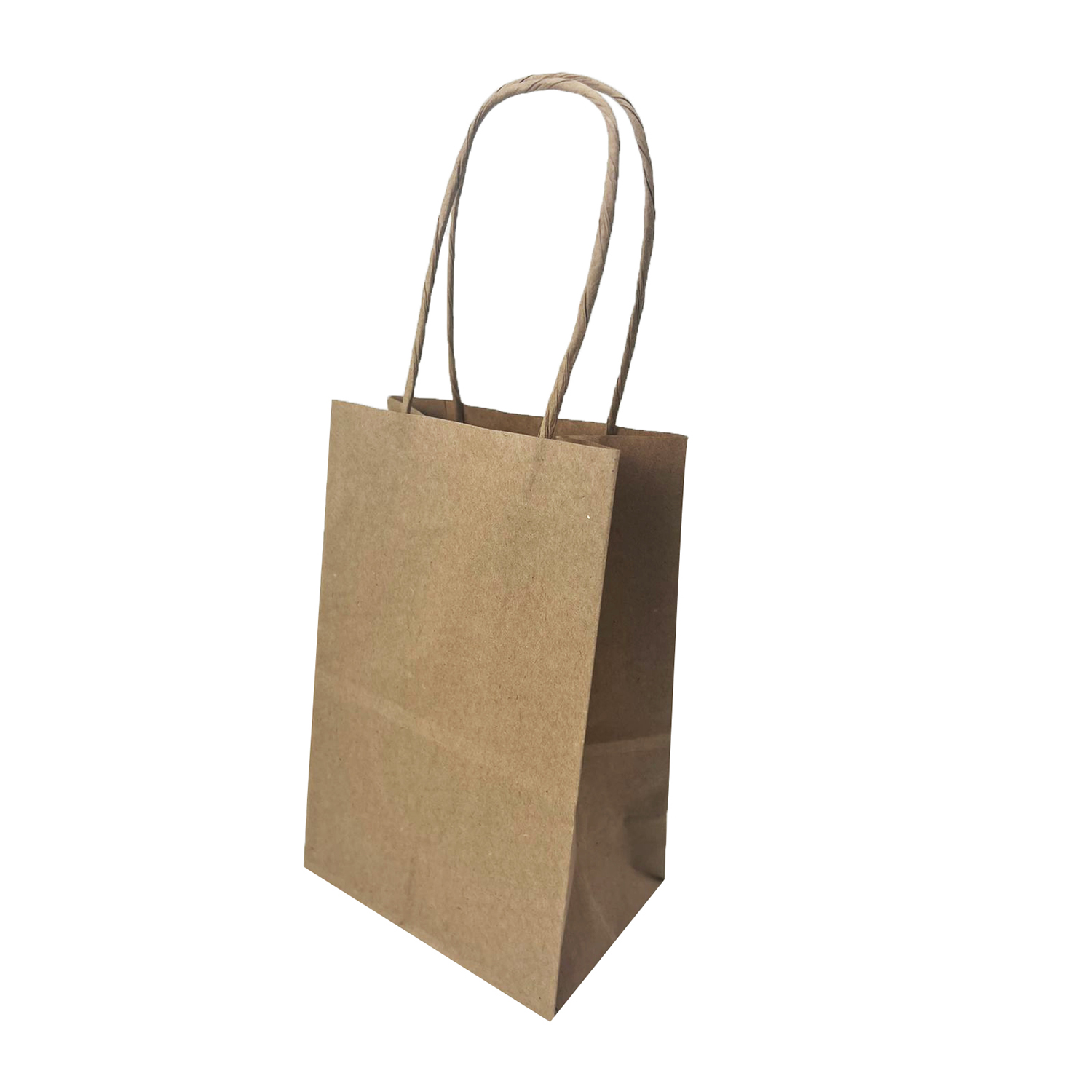 Sacola Kraft Pequena (12 x 8 x 18 cm) Lisa - 100 Unidades