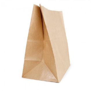 Saco Kraft Delivery (22 x 14 x 25 cm) liso - 100 unidades