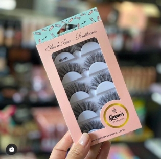 Embalagem Expositora para Cílios (15,5 x 9,5 x 1 cm) Personalizada