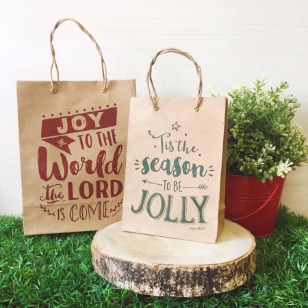 Sacola Kraft (27 x 16,5 x 28 cm) Personalizada