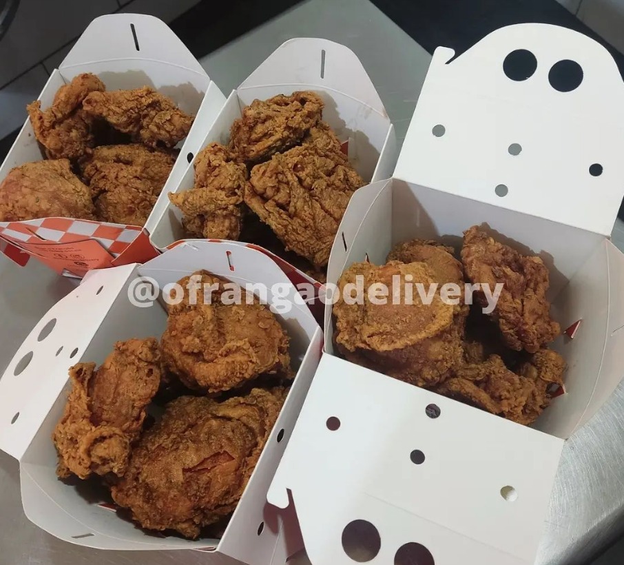 Embalagem Maleta Frituras Delivery (15 x 14 x 13 cm) Personalizada