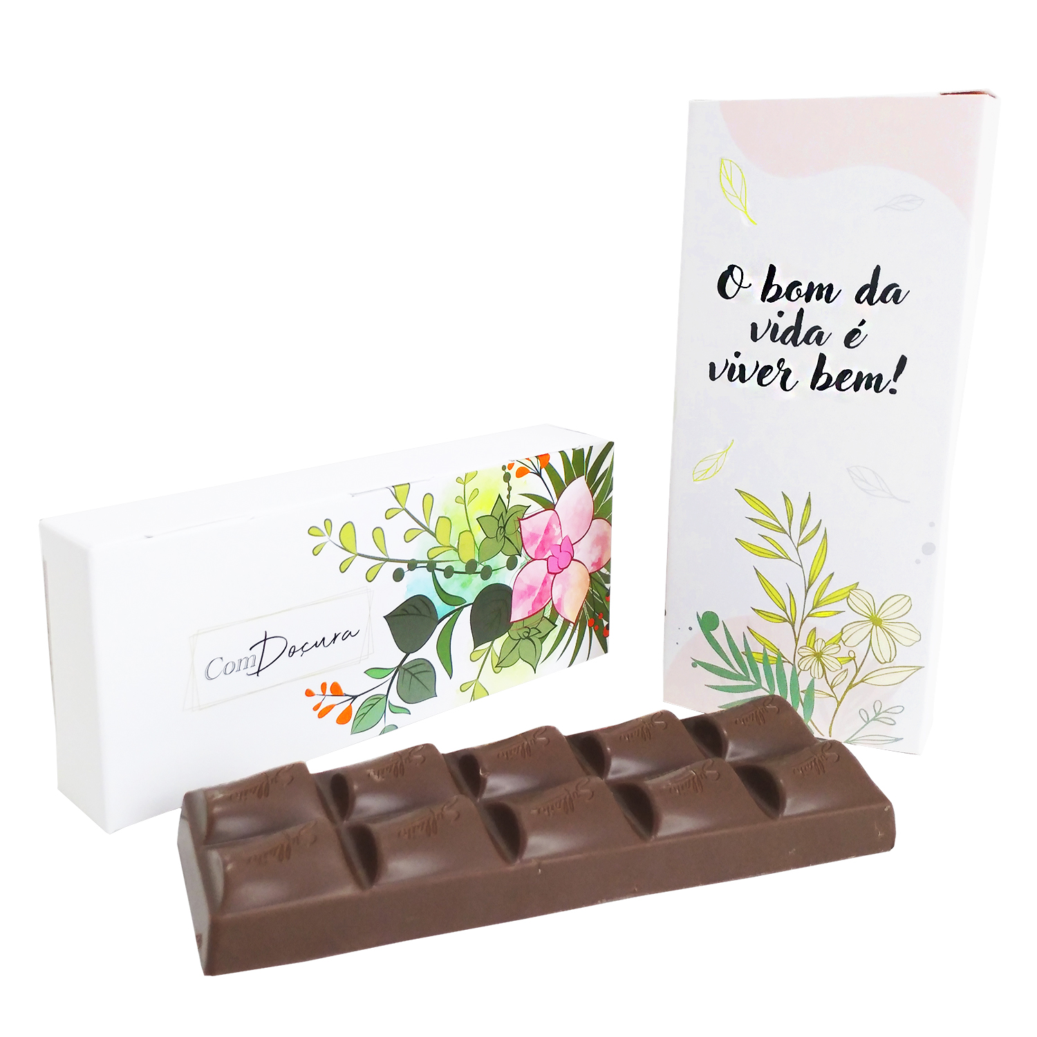 Caixa para Barra de Chocolate 150 grs (13,5 x 6 x 2,5 cm )  - 100 unidades