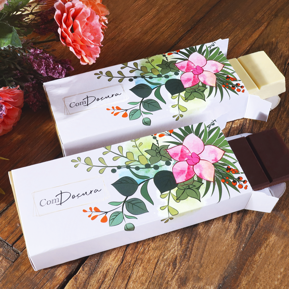 Caixa para Barra de Chocolate 150 grs (13,5 x 6 x 2,5 cm )  - 100 unidades
