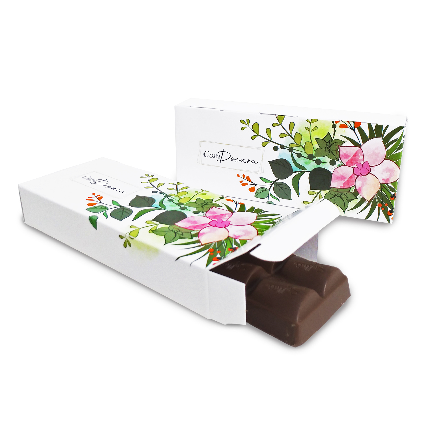 Caixa para Barra de Chocolate 150 grs (13,5 x 6 x 2,5 cm )  - 100 unidades