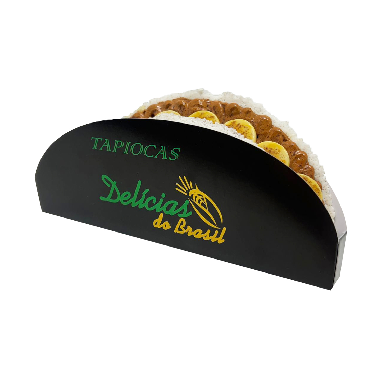 Embalagem para Pastel Tapioca (20 x 2,5 x 7,5) c/1 trava Personalizada