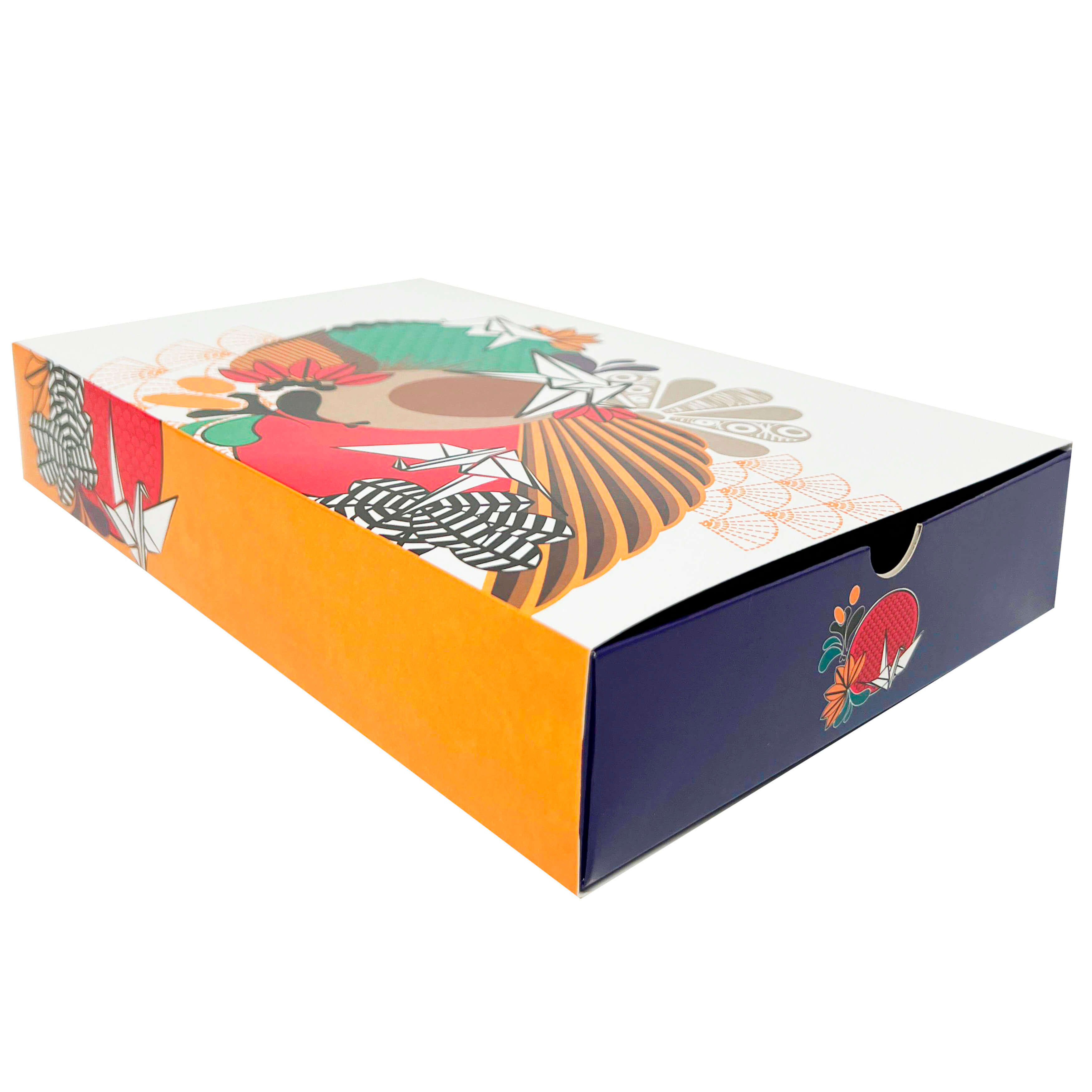Embalagem para sushi, sashimi e combinados Gaveta G (29,2 x 18,8 x 5,2) Linha Origami - 50 unidades