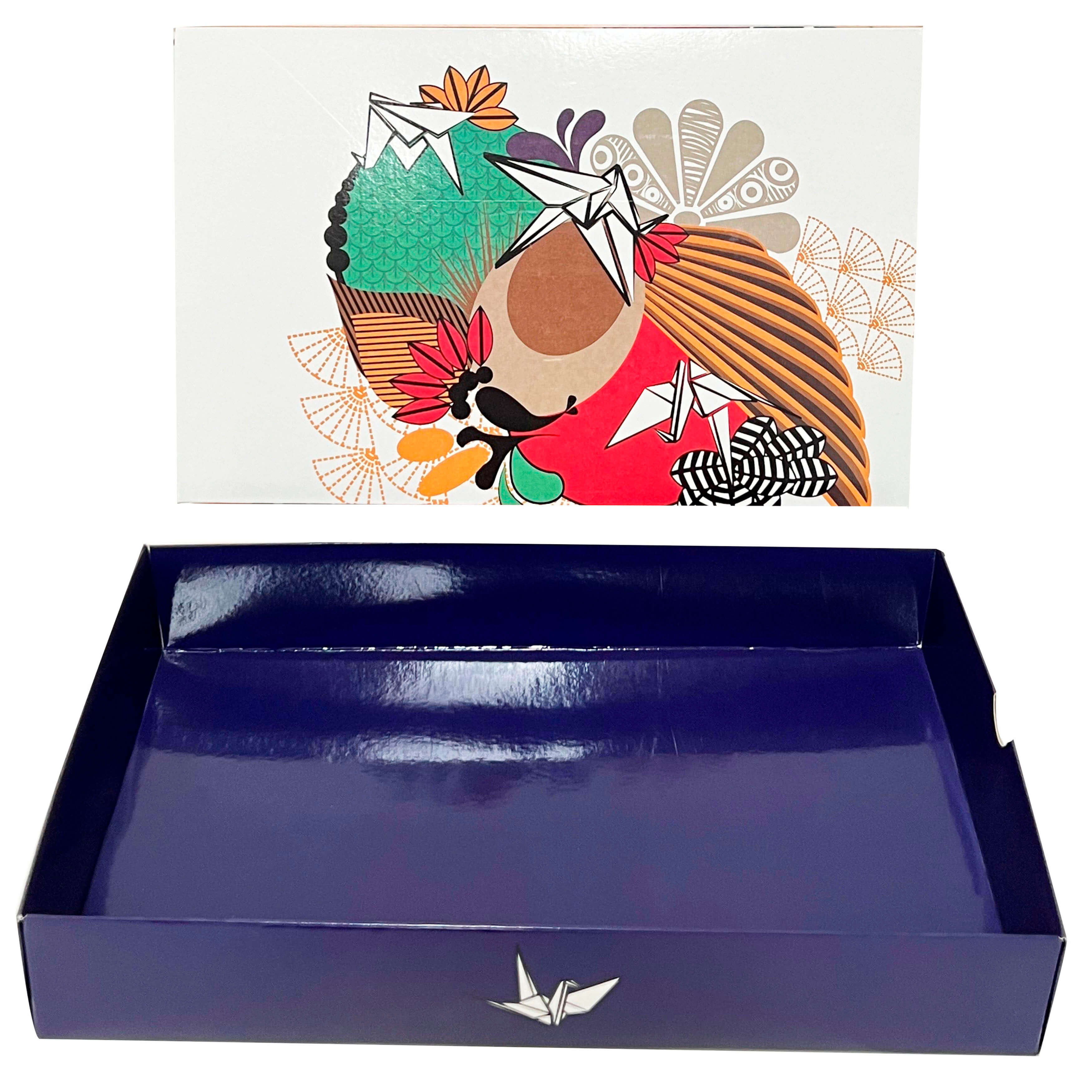 Embalagem para sushi, sashimi e combinados Gaveta G (29,2 x 18,8 x 5,2) Linha Origami - 50 unidades