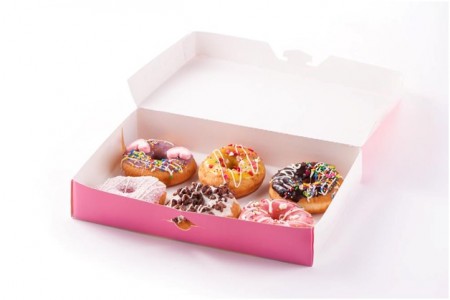 Embalagem para Donuts (28 x 21 x 5 cm) Personalizada