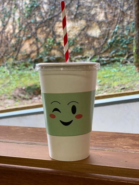 Cinta p/ copo G ( adaptável p/ copos 380 e 500 ml) Verde -  100 unidades