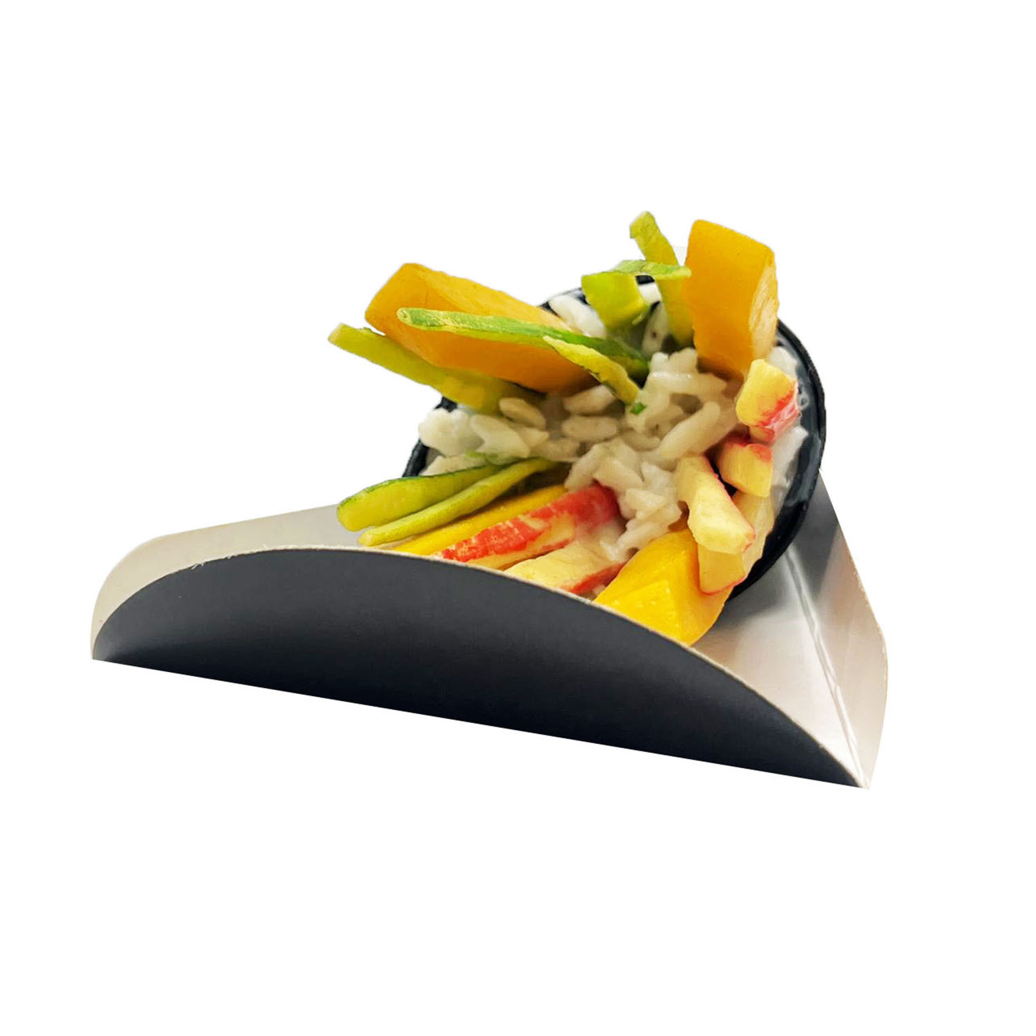 Berço para Temaki para Balcão Preto - 100 unidades