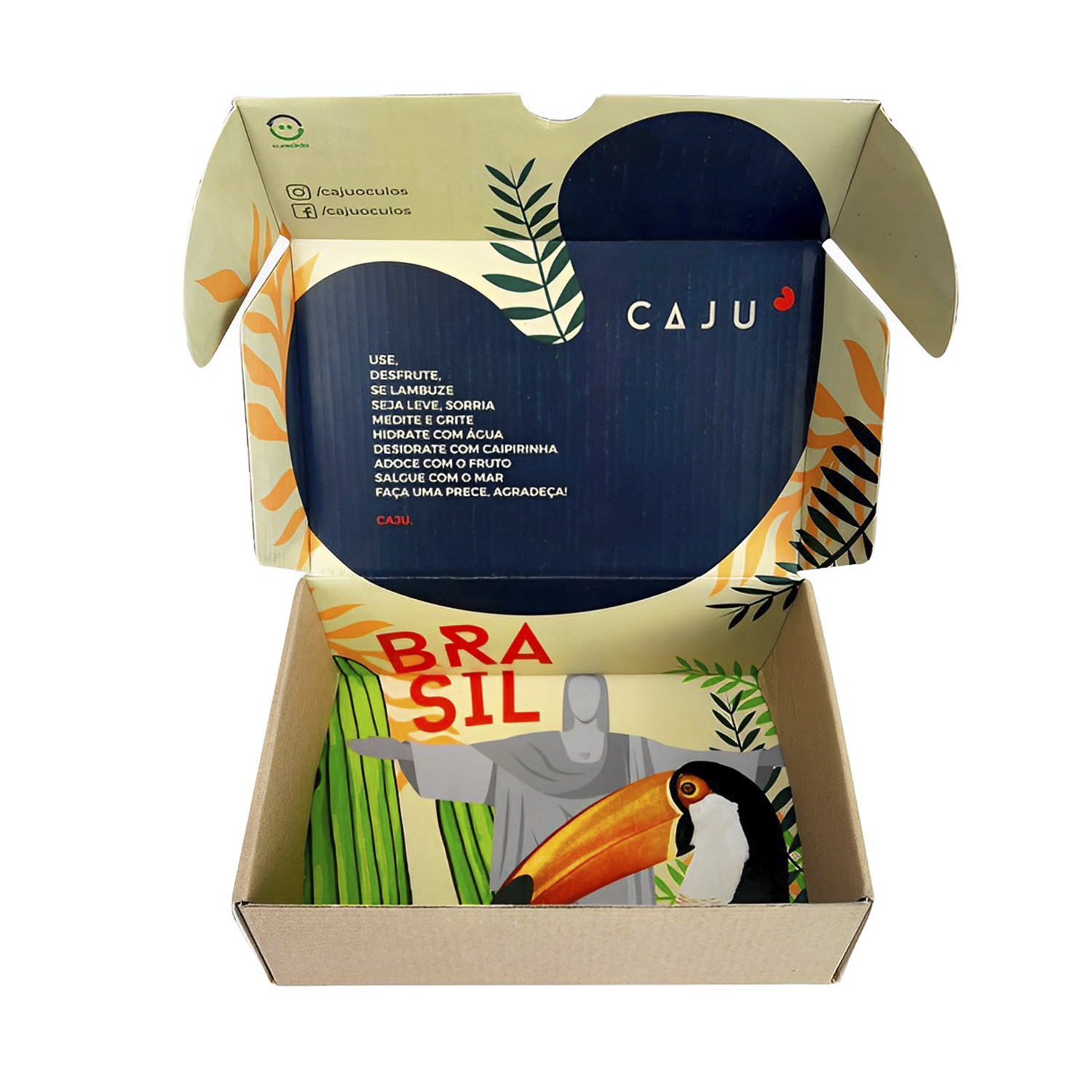 Caixa Correios / E-commerce Empastada (22 x 14 x 7 cm) Personalizada