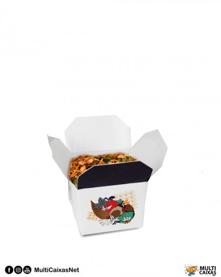 Caixa Box Linha Oriental Origami P (350 ml) - 100 Unidades