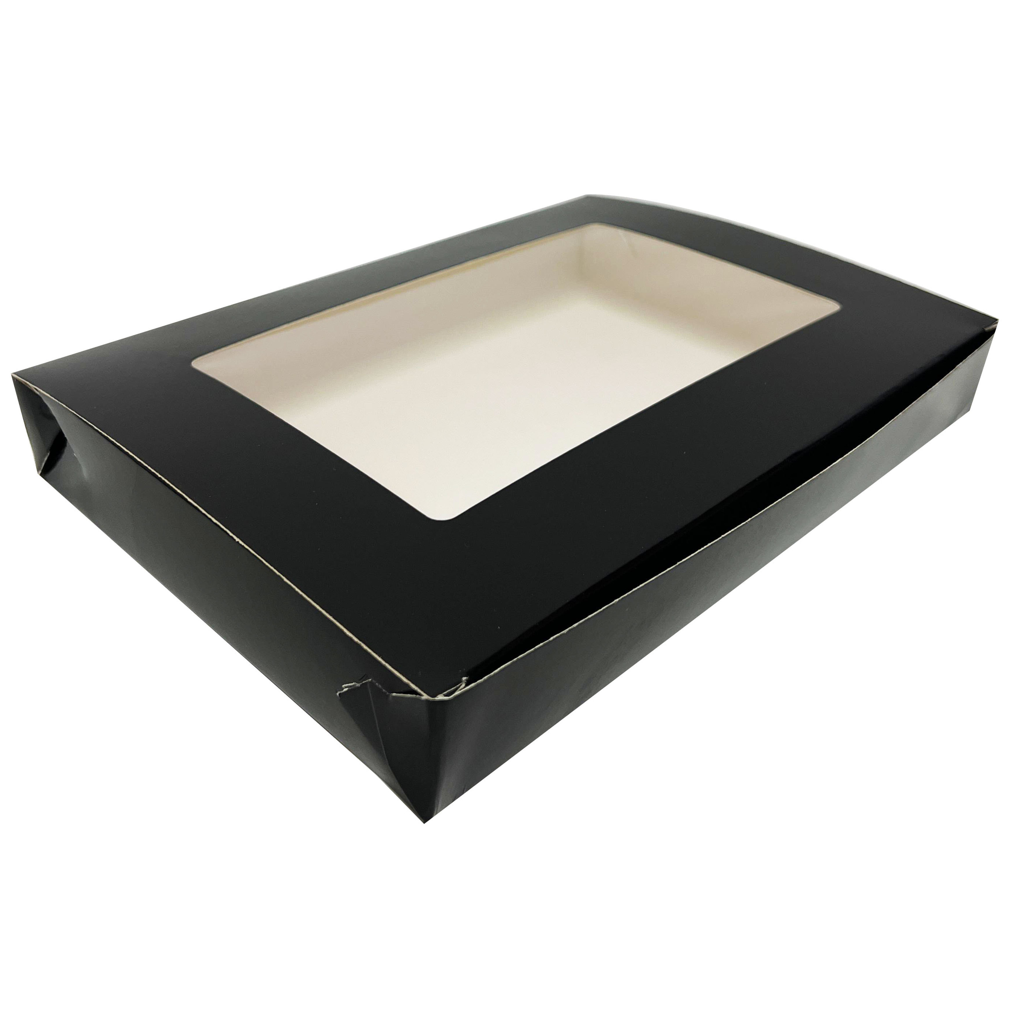Embalagem c/ visor Preta G (28 x 20 x 4,0 cm) - 100 unidades