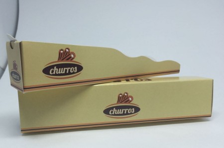 Embalagem p/ Churros Delivery Gourmet (17 x 3 x 3,5cm) Personalizada