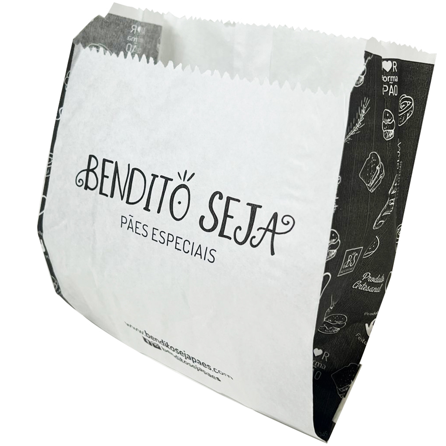 Saquinho papel (13,5 x 6,5 x 16 cm)  Personalizado