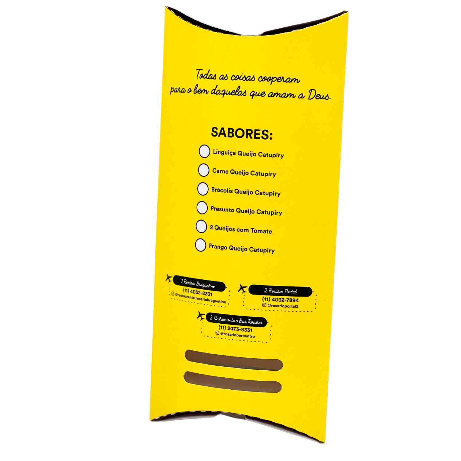 Embalagem Caixa p/ Pastel Delivery Grande Personalizada