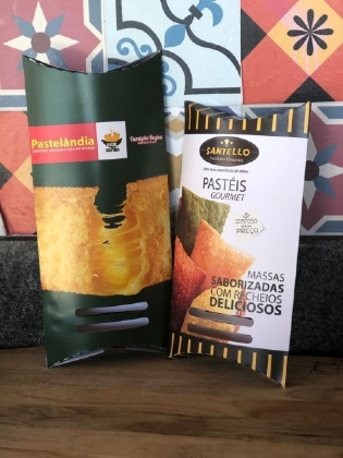 Embalagem Caixa p/ Pastel Delivery XGrande Personalizada