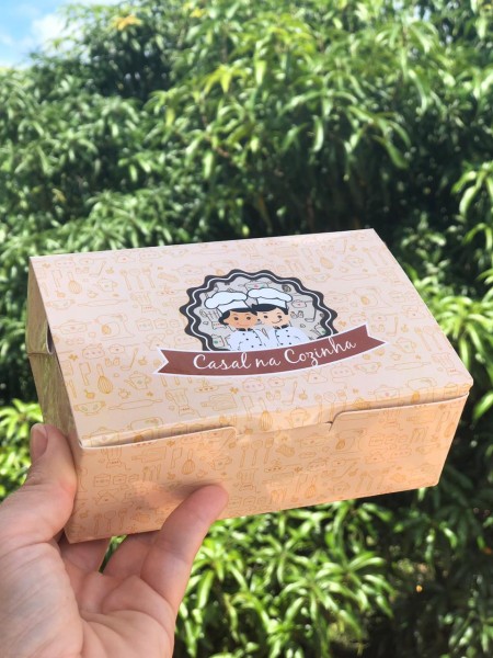 Embalagem AntiVazamento Delivery Pequena (15 x 10 x 5,5 cm) Personalizada