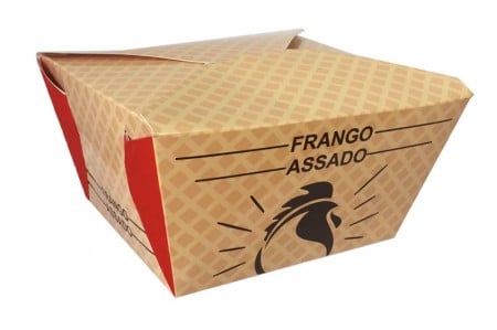 Embalagem antivazamento p/ Assados (14,5 x 12,5 x 9,5 cm) Personalizado