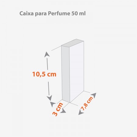 Embalagem para Perfume (7,8 x 3 x 10,5 cm) Personalizada