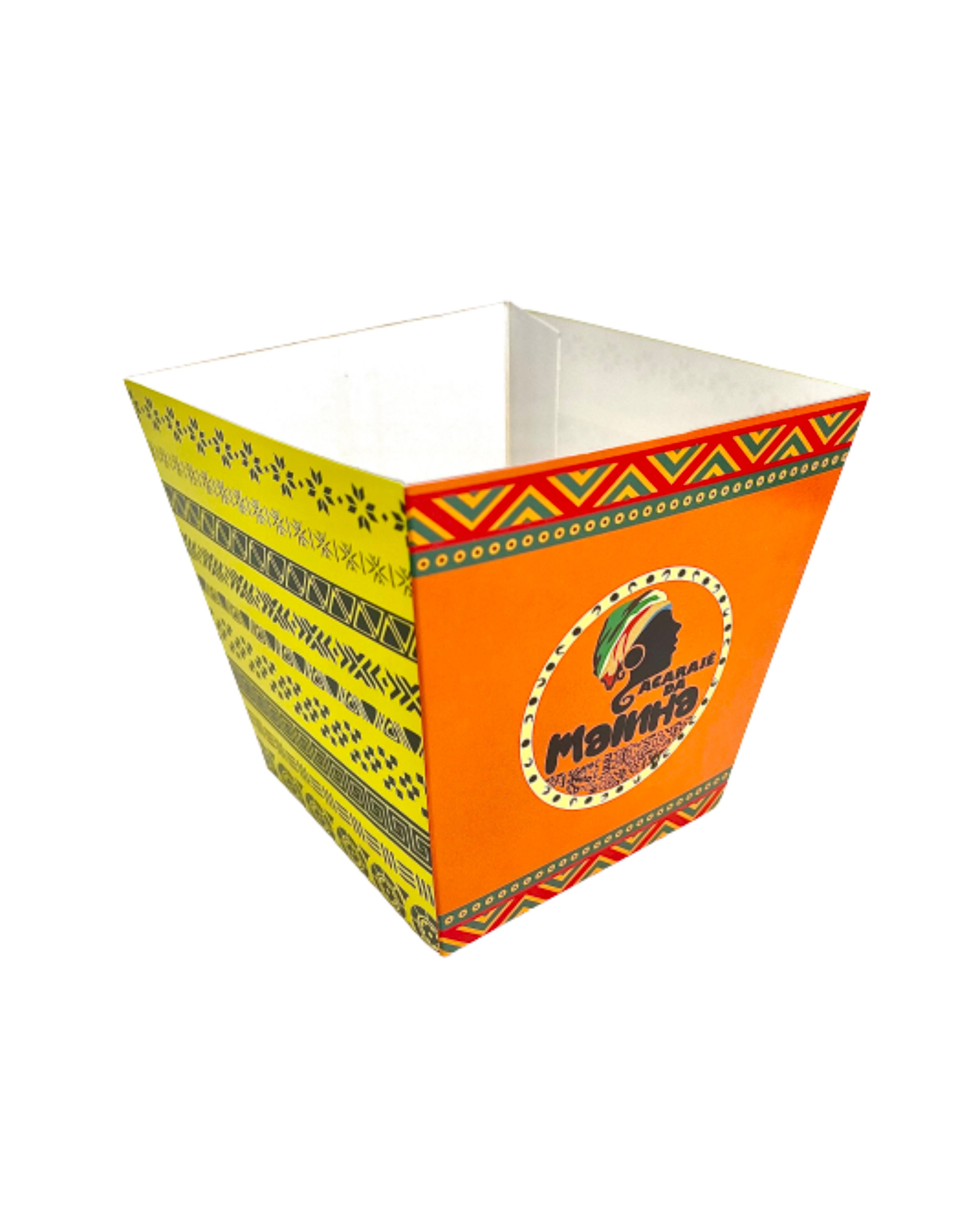 Balde Aberto p/ Frango Frito 600gr (9 x 9 x 11,5 cm) Personalizado
