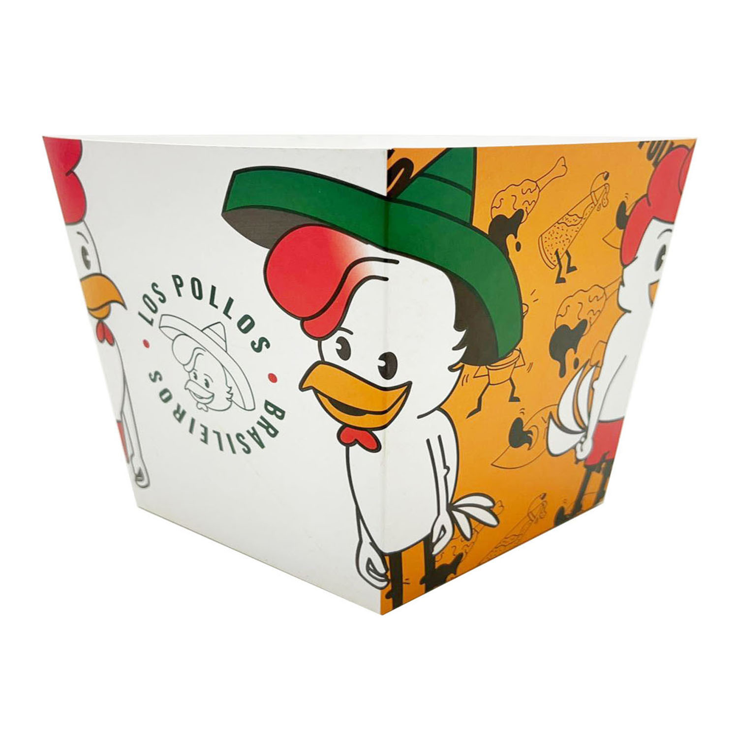 Balde para fango frito, porçoes, vasos (9 x 9 x 9 cm) Personalizado