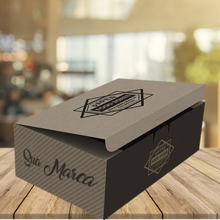 Caixa Delivery Plastificada (27 x 18 x 4 cm) Personalizada