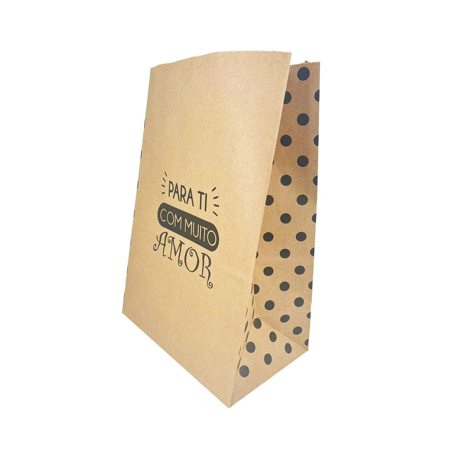 Saco Kraft Delivery (24 x 14 x 34 cm) Para Ti - 100 unidades