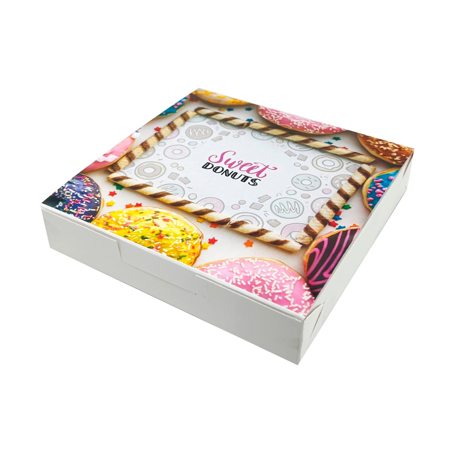 Embalagem p/ Chocolate, doces finos ,Donuts M ( 25 x 17 x 5 cm) - 100 unidades