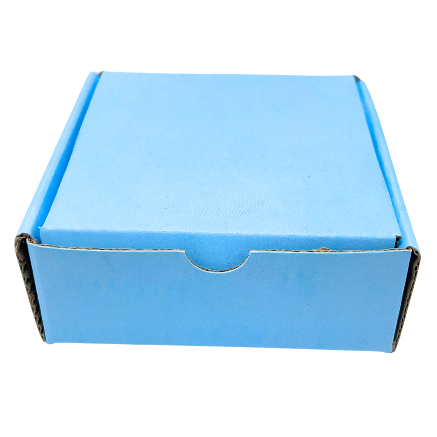 Caixa Papelão Azul celeste Pequenos Objetos (10,5 x 10,5 x 4 cm) - 50 unidades