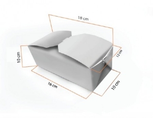 Embalagem Batata Forneavel c/ Respiro Laminação Interna (16 x 18 x 10 cm) Personalizada