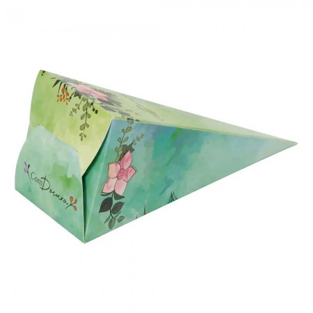 Embalagem Cone Trufado Cascão (8 x 20 cm) Acqua - 100 unidades