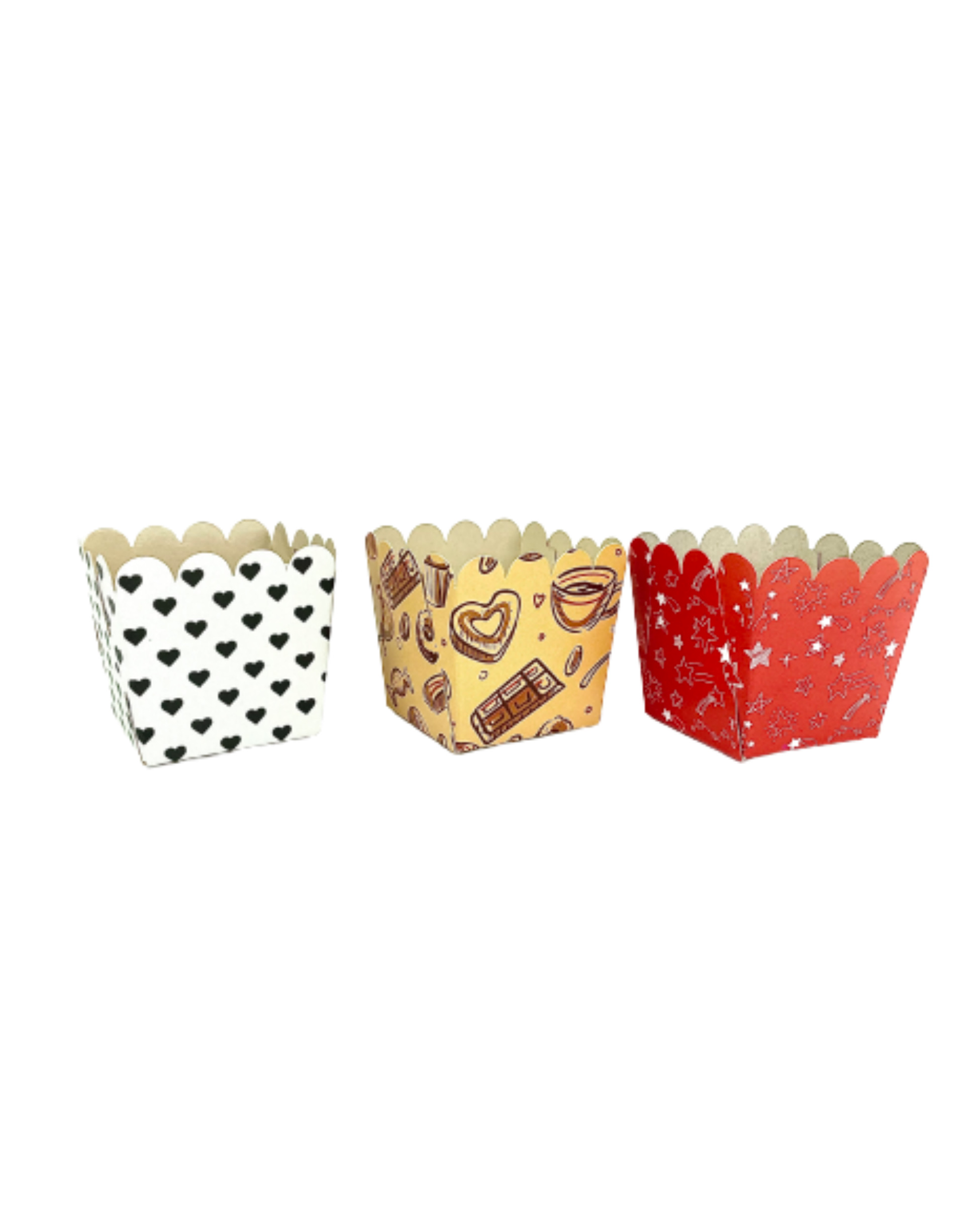 Embalagem Forneável quadrada 70 g (5 x 5 cm) - 100 unidades