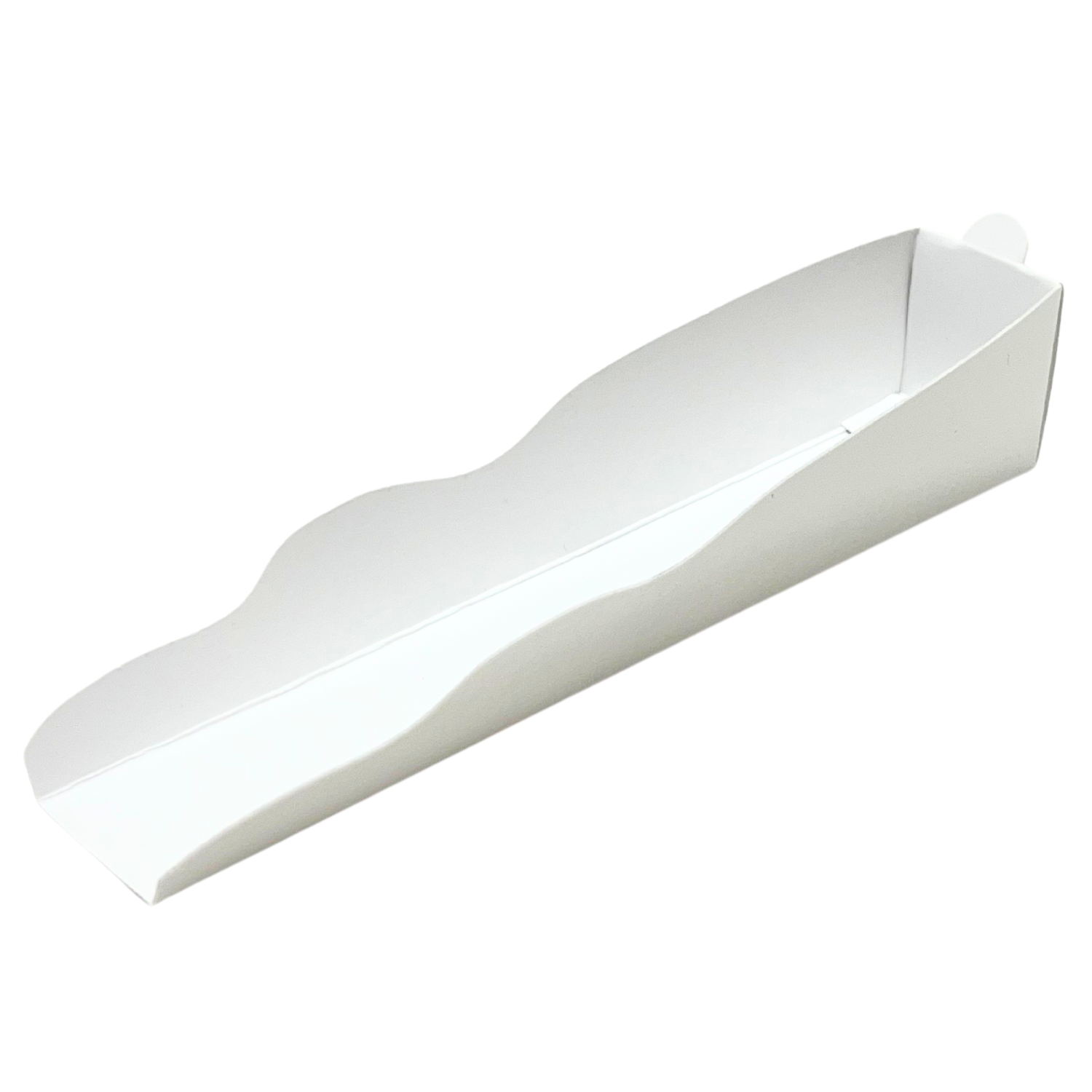 Embalagem para Churros Gourmet Branco Liso (17 cm) - 100 Unidades