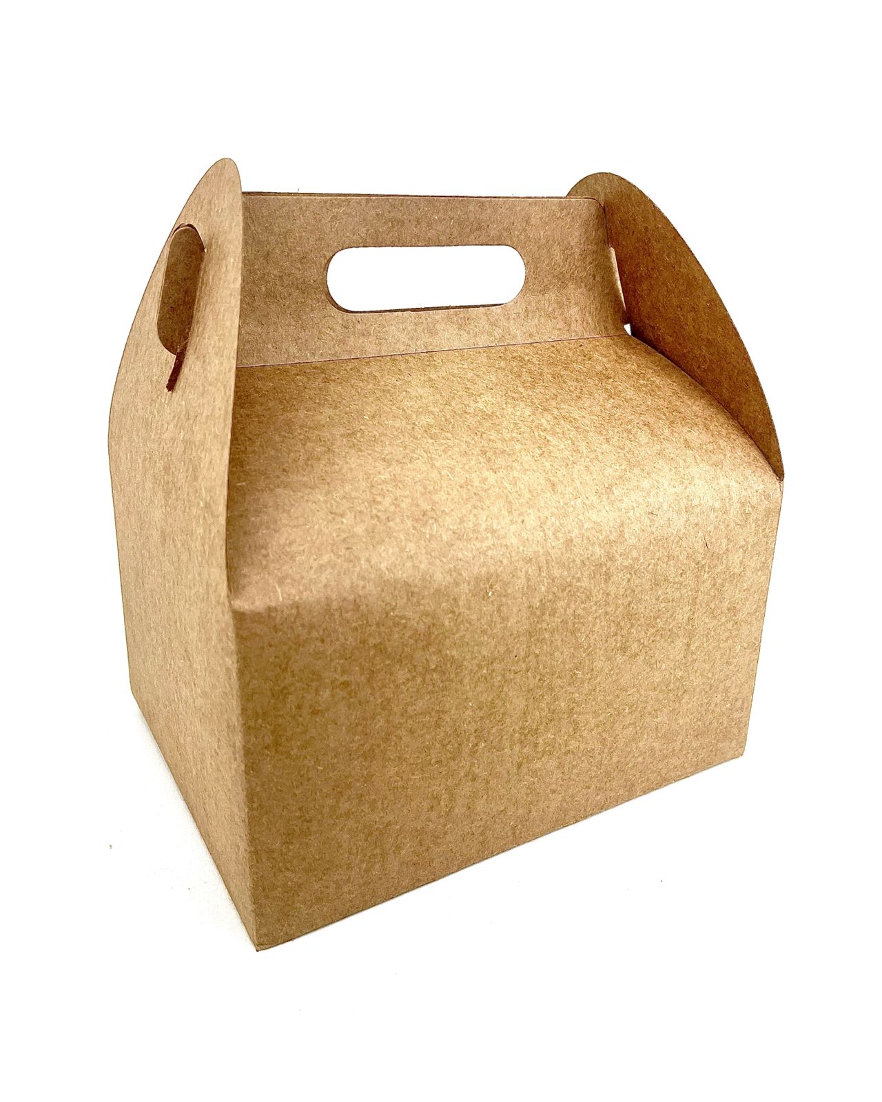 Maleta Kraft lisa (19 x 15 x 11 cm) p/ kit lanche - 100 unidades
