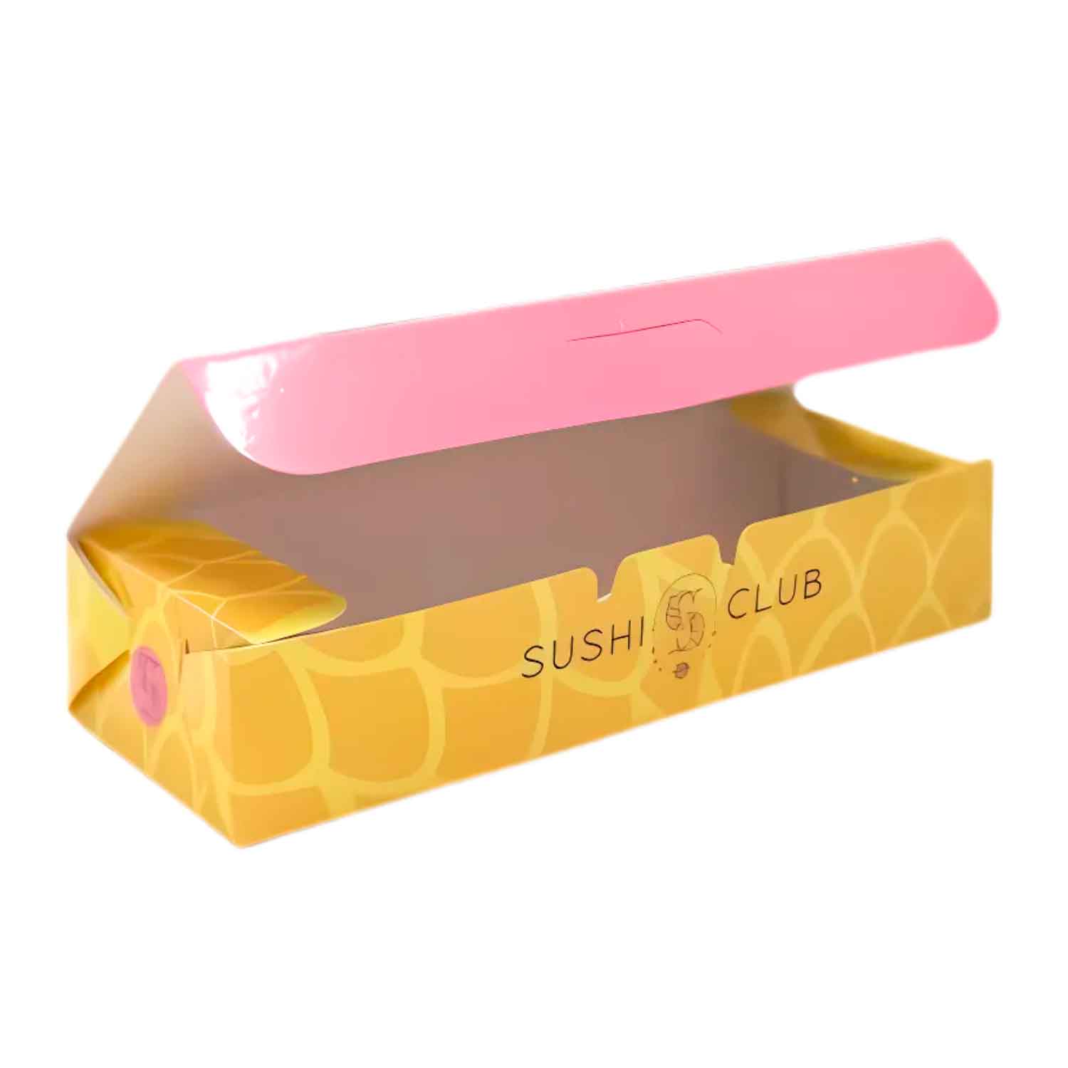 Embalagem Caixa p/ sushi, sashimi e combinados sem visor P (20 x 7 x 4 cm) Personalizada