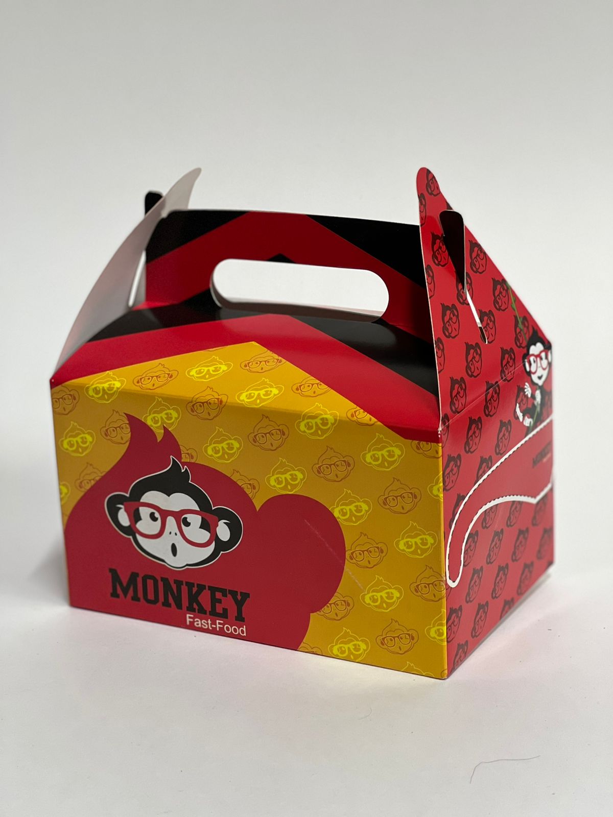 Kit Lanche - Embalagem maleta - 50 unidades *VENDA SOMENTE PARA FRANQUEADOS MONKEY