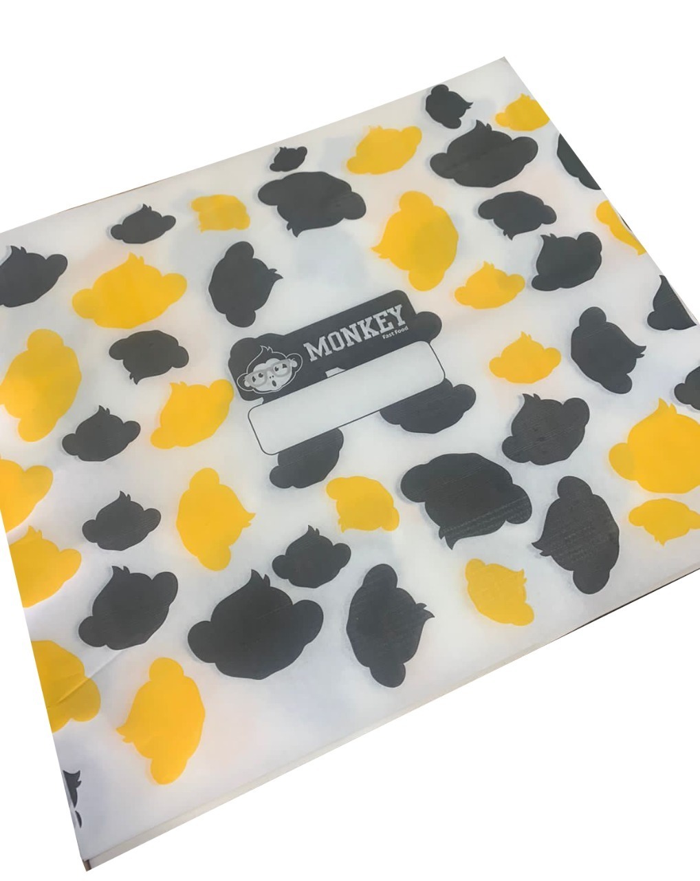 Papel Antigordura P/ Lanches (30 X 34 cm) - 2 mil folhas *EXCLUSIVO FRANQUEADOS MONKEY