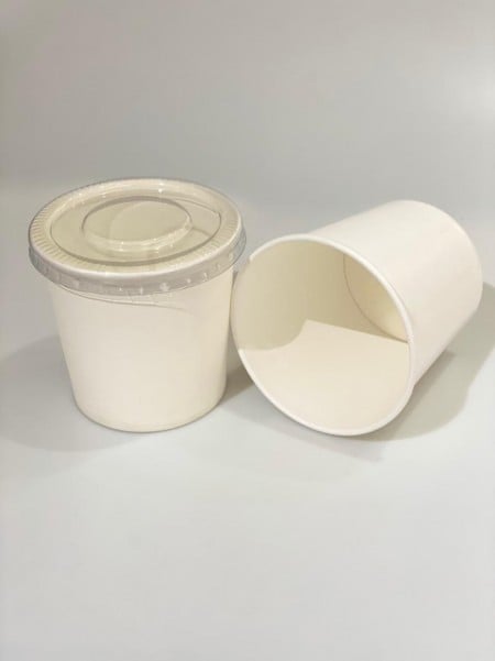 Pote papel Descartável 700 Ml s/ tampa - 40 unidades
