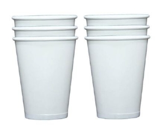 Copo de Papel Descartável 500 Ml s/ Tampa - 100 Unidades