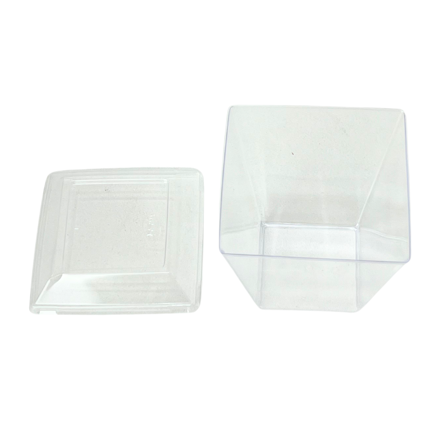 Pote mousse 170 ml quadrado c/ tampa - 200 unidades