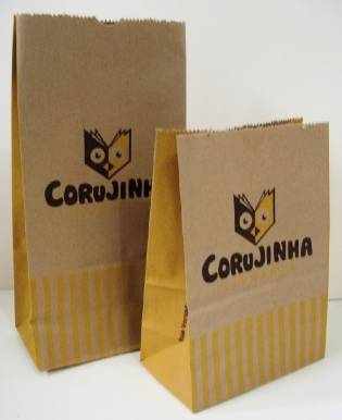 Saco Kraft 80 gr Personalizado - 5 mil