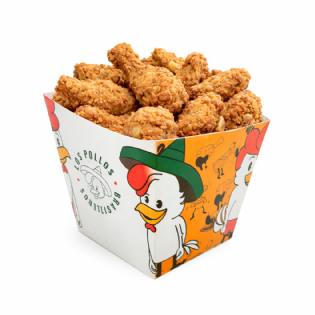 Balde para Frango Frito (11 x 11 x 15 cm) Personalizado