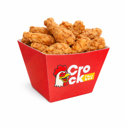 Balde para Frango Frito G (13 x 13 x 13 cm) Personalizado