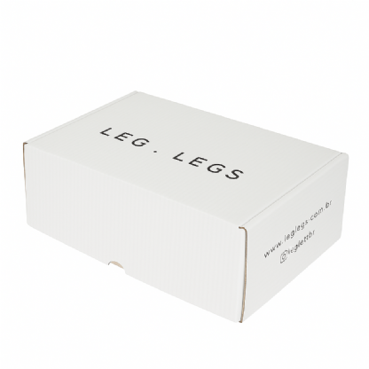 Caixa Correio/E-commerce empastada em papel cartão com impressão em 4x0 cores, ideal para envio