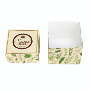 Embalagem Multiuso para Doces (7 x 7 x 7 cm) Personalizada