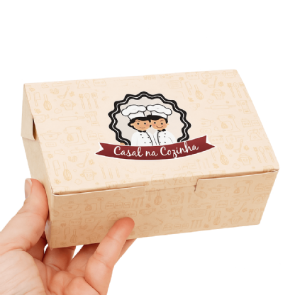 Embalagem AntiVazamento Delivery Pequena (15 x 10 x 5,5 cm) Personalizada
