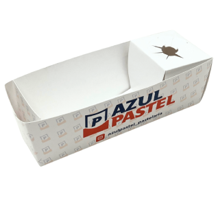 Embalagem personalizada para porções com base para molho e acompanhamentos, ideal para delivery e eventos.